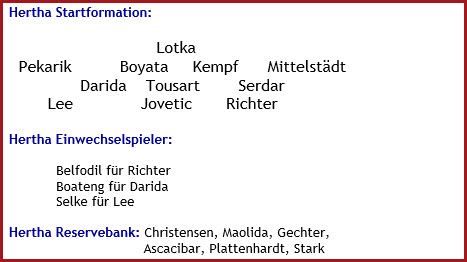 Hertha BSC - Eintracht Frankfurt - 1:4 (0:1) - Mannschaftsaufstellung - März - 2022