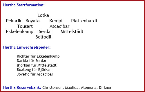 Borussia Dortmund - Hertha BSC - 2:1 (0:1) - Mannschaftsaufstellung - Mai - 2022