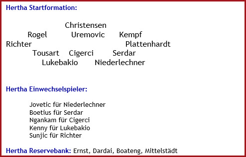 Bayer 04 Leverkusen - Hertha BSC - 4:1 (2:0) - Mannschaftsaufstellung - März - 2023