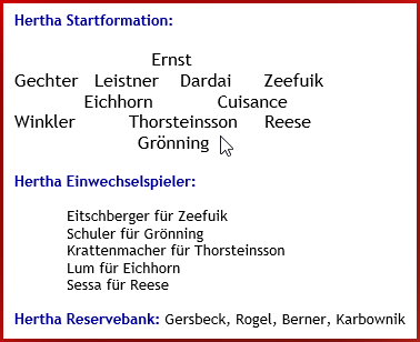 Hertha BSC – Preußen Münster - 2:1 (1:0) - Mannschaftsaufstellung - Oktober - 2025 Hertha BSC – Preußen Münster - 2:1 (1:0) - Mannschaftsaufstellung - Oktober - 2025