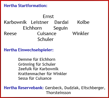 1. FC Kaiserslautern - Hertha BSC – 0:1 (0:1) - Mannschaftsaufstellung - November - 2025 1. FC Kaiserslautern - Hertha BSC – 0:1 (0:1) - Mannschaftsaufstellung - November - 2025